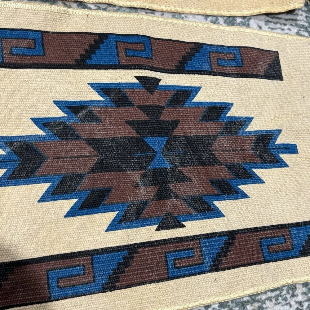 woven Southwestern-style cotton placemats Set Of 4